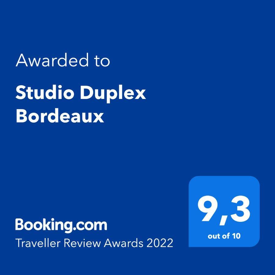 Studio En Duplex-Aircon-Terrasse-Parking-Calme Bordeaux Zewnętrze zdjęcie