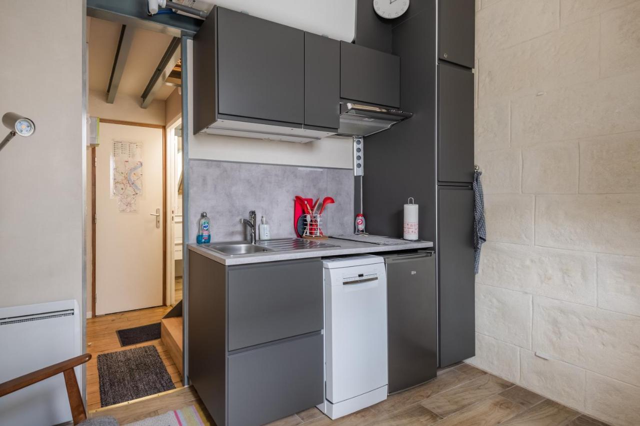 Studio En Duplex-Aircon-Terrasse-Parking-Calme Bordeaux Zewnętrze zdjęcie