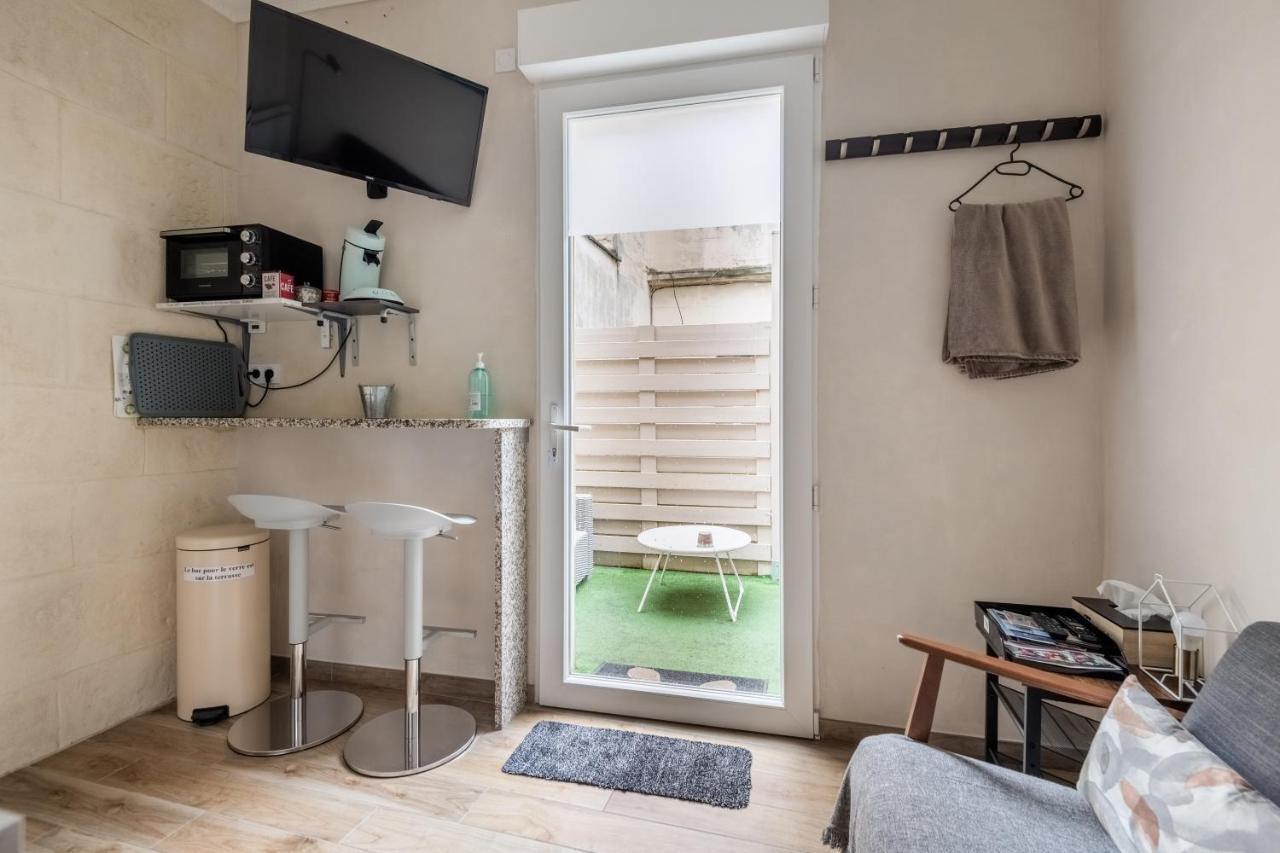 Studio En Duplex-Aircon-Terrasse-Parking-Calme Bordeaux Zewnętrze zdjęcie